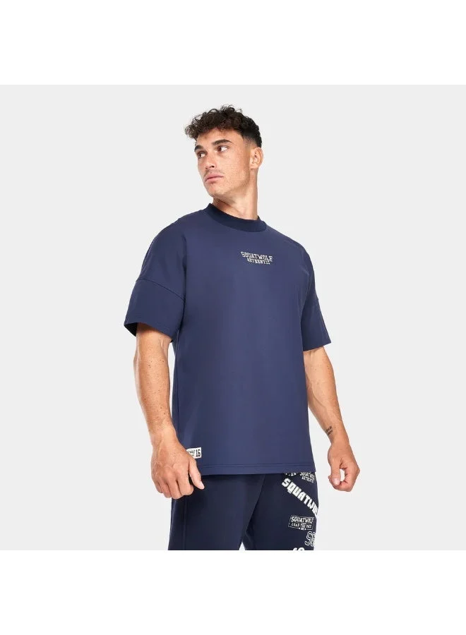 سكوات وولف تيشيرت بقصة فضفاضة